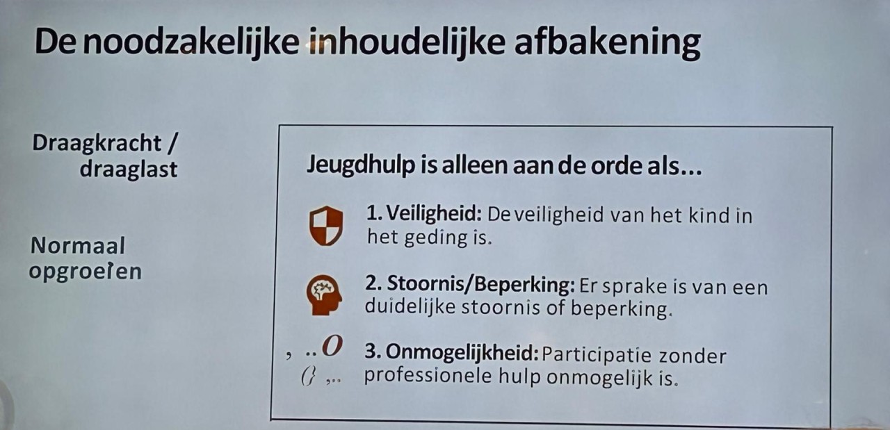 Noodzakelijke afbakening van jeugdhulp